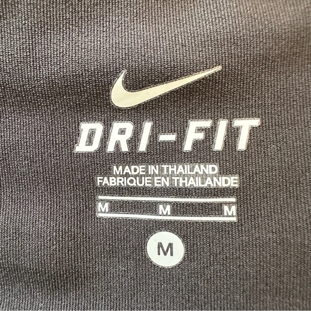 NIKE Dri-FIT Black Pink Athletic Pants Medium Straight Leg Running Workout Gym